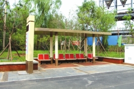 候車亭廠家介紹中國(guó)風(fēng)實(shí)用候車亭